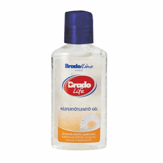 Bradolife Kézfertőtlenítő gél - Kamillás, 50 ml