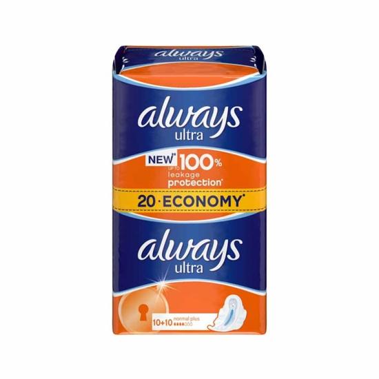 Always Ultra Normal Plus Duo 20 betét Biosziget