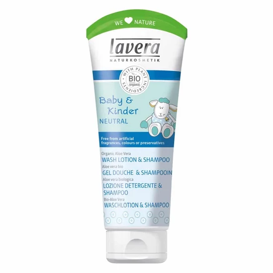 Lavera Baba-gyermek Neutral Fürdető és sampon, 200 ml