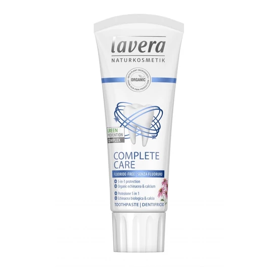 Lavera Basis Fogkrém Echinacea-kalcium fluoridmentes VEGÁN - 75 ml