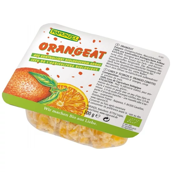 Rapunzel bio Kandírozott narancshéj kukoricasziruppal, 100 g