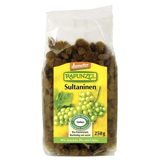 Rapunzel bio mazsola (malaga szőlő), demeter, 250 g