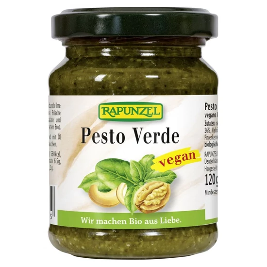 Rapunzel bio Pesto Verde fűszerkrém vegán, 120 g
