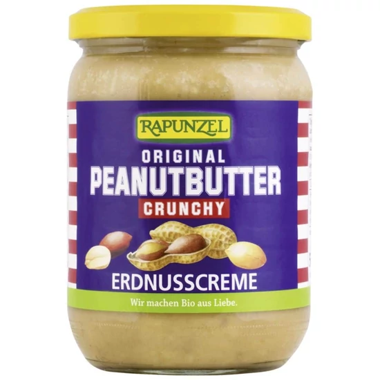 Rapunzel bio Ropogós földimogyoróvaj, vegán 500 g