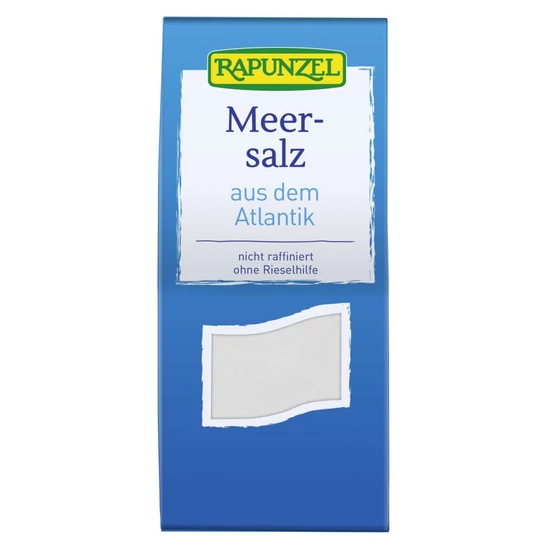 Rapunzel bio tengeri só, finom, atlanti, spanyol, 500 g