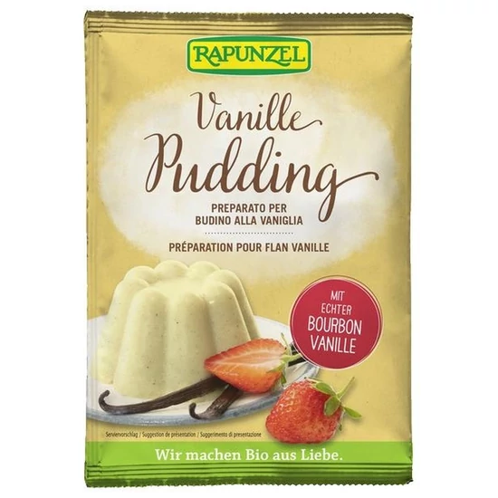 Rapunzel bio vaníliás pudingpor, 40 g