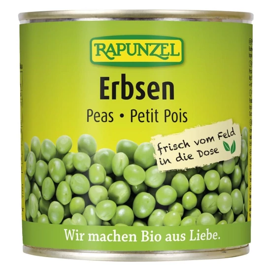 Rapunzel bio Zöldborsó lében, 340 g