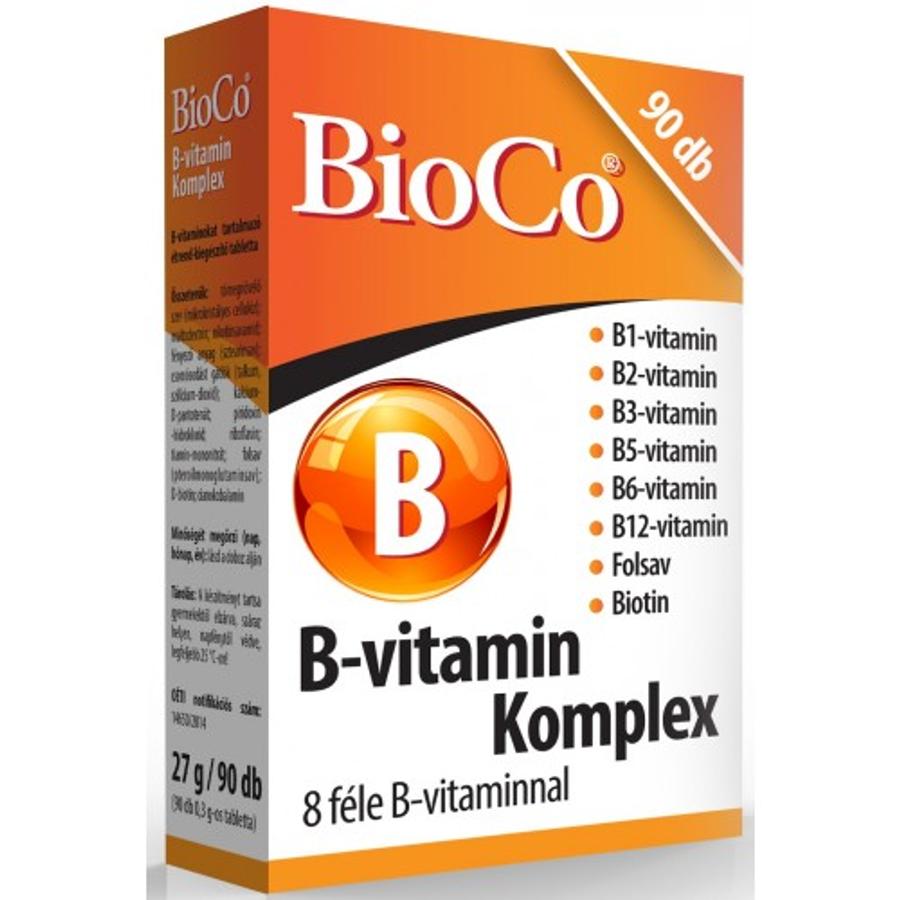 BioCo Bvitamin Komplex, 90 db tabletta Biosziget