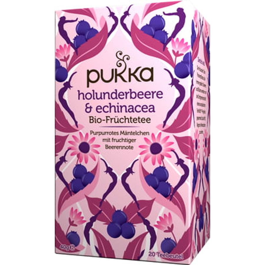 Pukka organic elderberry echinacea bio bodza tea 20x2g 40 g Biosziget