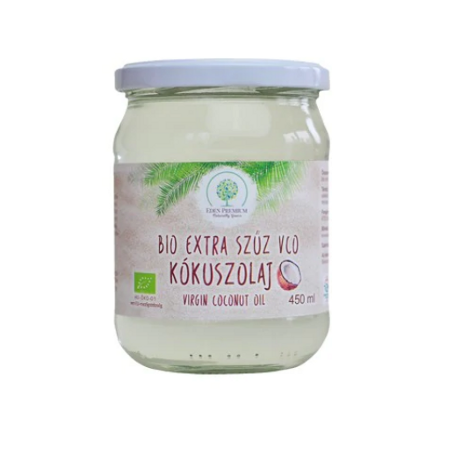 Éden Prémium Extra Szűz Vco Kókuszolaj 450 Ml Biosziget 3944