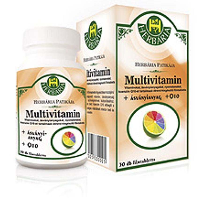 Herbária Multivitamin+Q10 filmtabletta, 30 db Biosziget