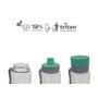 Kép 2/2 - MyEqua Esprit BPA-mentes műanyag kulacs, 600 ml - Menta